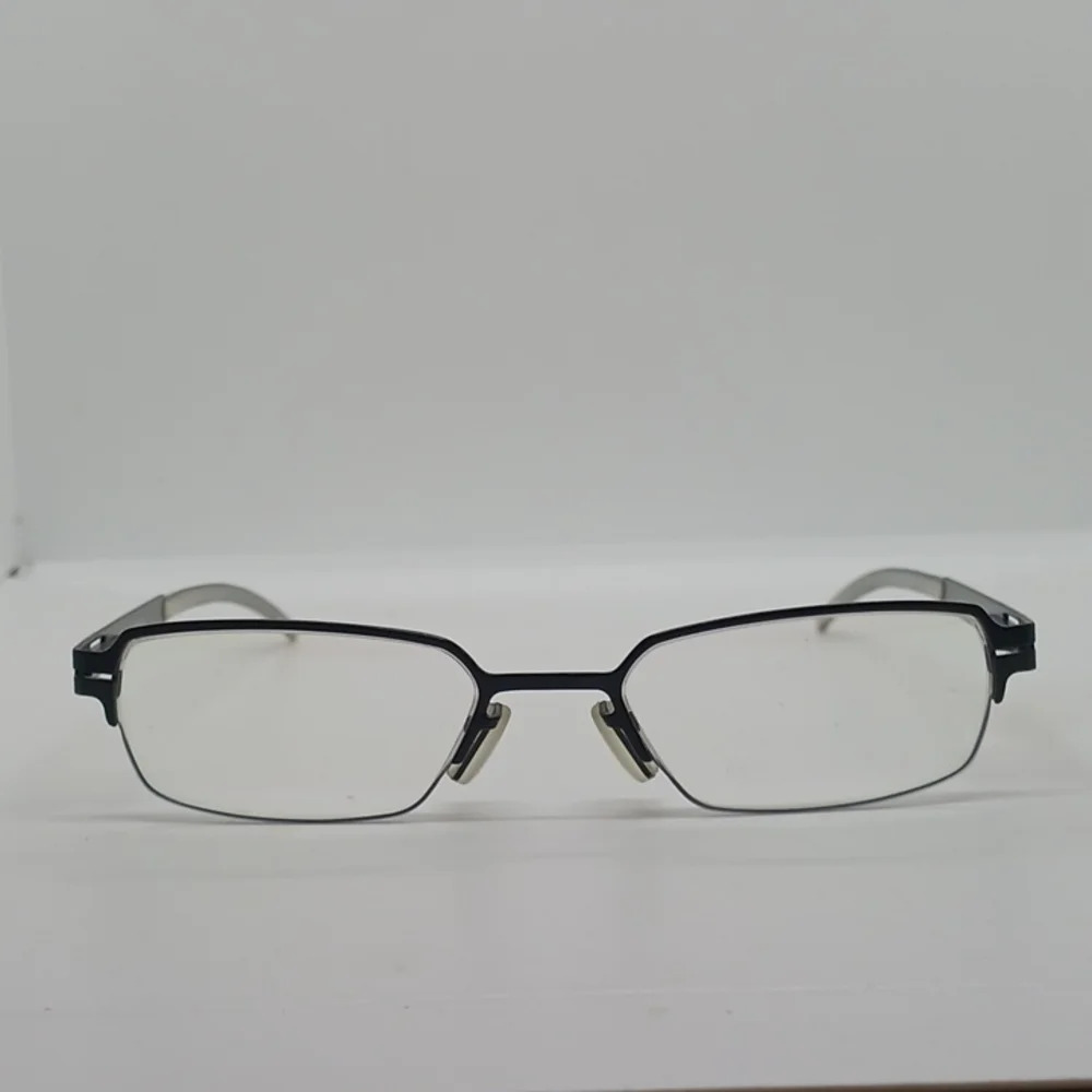 NWT UNISEX MENIZZI EYEGLASS FRAMES M1059 BLACK GRAY